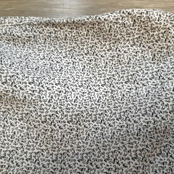 Report Collection mens slim fit abstract black and white button up shirt 17"neck - Picture 3 of 9